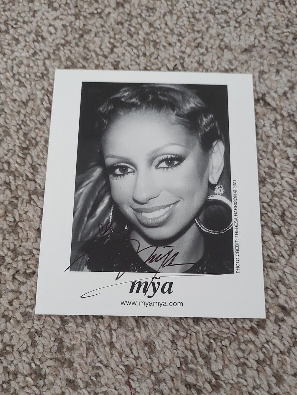 Mya Autograph Photo